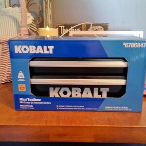 Kobalt Blue and Silver Mini Toolbox